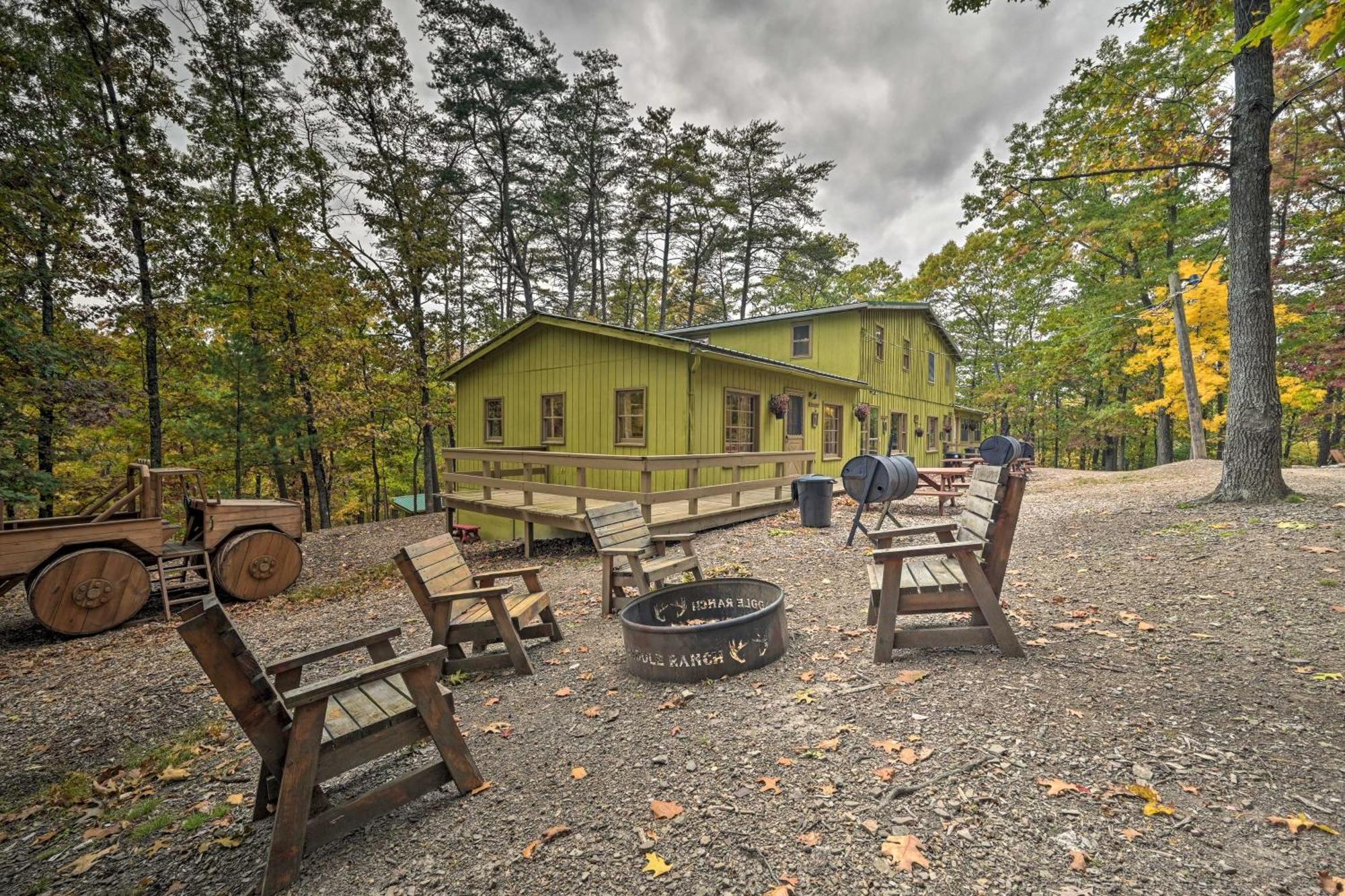 Lone Ranger Cabin With 50 Acres By Raystown Lake Huntingdon Luaran gambar
